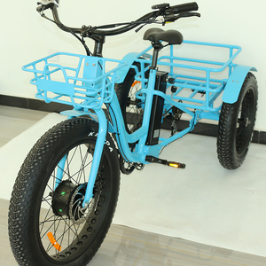 Pneumatico grasso trike elettrico altre <span class=keywords><strong>bici</strong></span> cargo city road e bike <span class=keywords><strong>con</strong></span> cestello posteriore Max 200kgs - Product Image 3