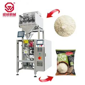 Shengwei machines de remplissage et de scellage de sacs de farine de blé à 4 têtes