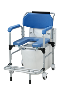 Trọng lượng nhẹ thuận tiện chăm sóc sức khỏe có thể điều chỉnh gấp <span class=keywords><strong>commode</strong></span> ghế cho người cao tuổi người tàn tật - Product Image 3