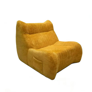 Sillón Sofá Minimalista Moderno, Diseño de Oruga de Chenilla, para Sala de Estar, Dormitorio, Balcón, Asiento Reclinable - Product Image 3