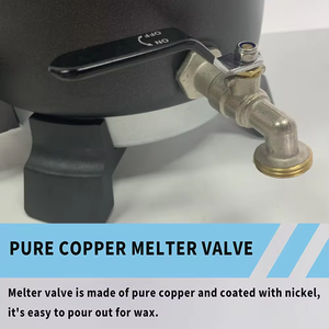 Máquina para Derretir Cera con Control de Temperatura de 5L, 1200W, Ecológica, de Grado Profesional, para Fabricación de Velas y Cera - Product Image 4