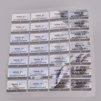 Impression personnalisée à gratter Numéro de série de sécurité Hologramme Autocollant Étiquette holographique Code QR 3D Étanche Carton Vinyle Accepté