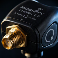 RUSHFPV Cherry 2 II 5.8GHz 1.8dBi Antena FPV LHCP RHCP SMA 123mm Polarized Omni untuk Drone FPV Racing Freestyle