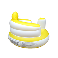 Chaise gonflable pour bébé EN71PVC, chaise gonflable pour repas avec dossier, jouets pour bébé