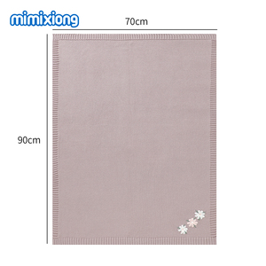 Manta de Bebé de Algodón Tejido con Bordado Floral Vintage, Suave, Transpirable y Cálida, para Recién Nacidos, 200 Hilos, Oeko-Tex - Product Image 4