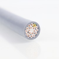 Câble de commande électrique en PVC résistant à la chaleur et à l'huile, conducteur en cuivre massif, tension nominale 300/500V, résistance à la traction et à la déchirure élevée