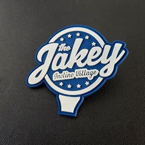 Custom 3D Soft Rubber PVC Silicone Embossed Patch Tag for Clothing <b>Transparent</b> PVC Patch Hat PVC Rubber <b>Labels</b> - Product Image 2