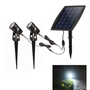 Solar Landschafts beleuchtung Solar Spot Lights Outdoor Auto Ein/Aus Wasserdichte Landschafts beleuchtung für Yard Lawn Plant Wall Fence