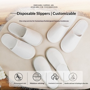Pantuflas Desechables Antideslizantes y Gruesas para Hotel, Casa <span class=keywords><strong>de</strong></span> Huéspedes, Salón <span class=keywords><strong>de</strong></span> Belleza, <span class=keywords><strong>Viajes</strong></span>, Uso Doméstico, con Opción <span class=keywords><strong>de</strong></span> Agregar Logotipo - Product Image 3