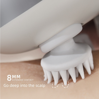 Appareil de massage du cuir chevelu portable avec base de rangement pour cadeaux de soins personnels