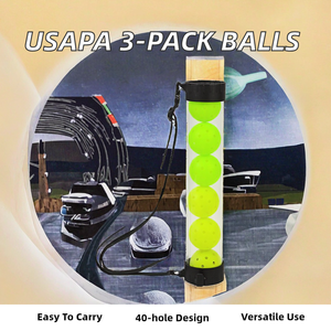 USAPA Approuvé Personnalisé 3-Packs 40 Trous Pickleball Balles Haute Qualité En Plein Air Sports D'intérieur Formation Livraison Rapide Portable - Product Image 2