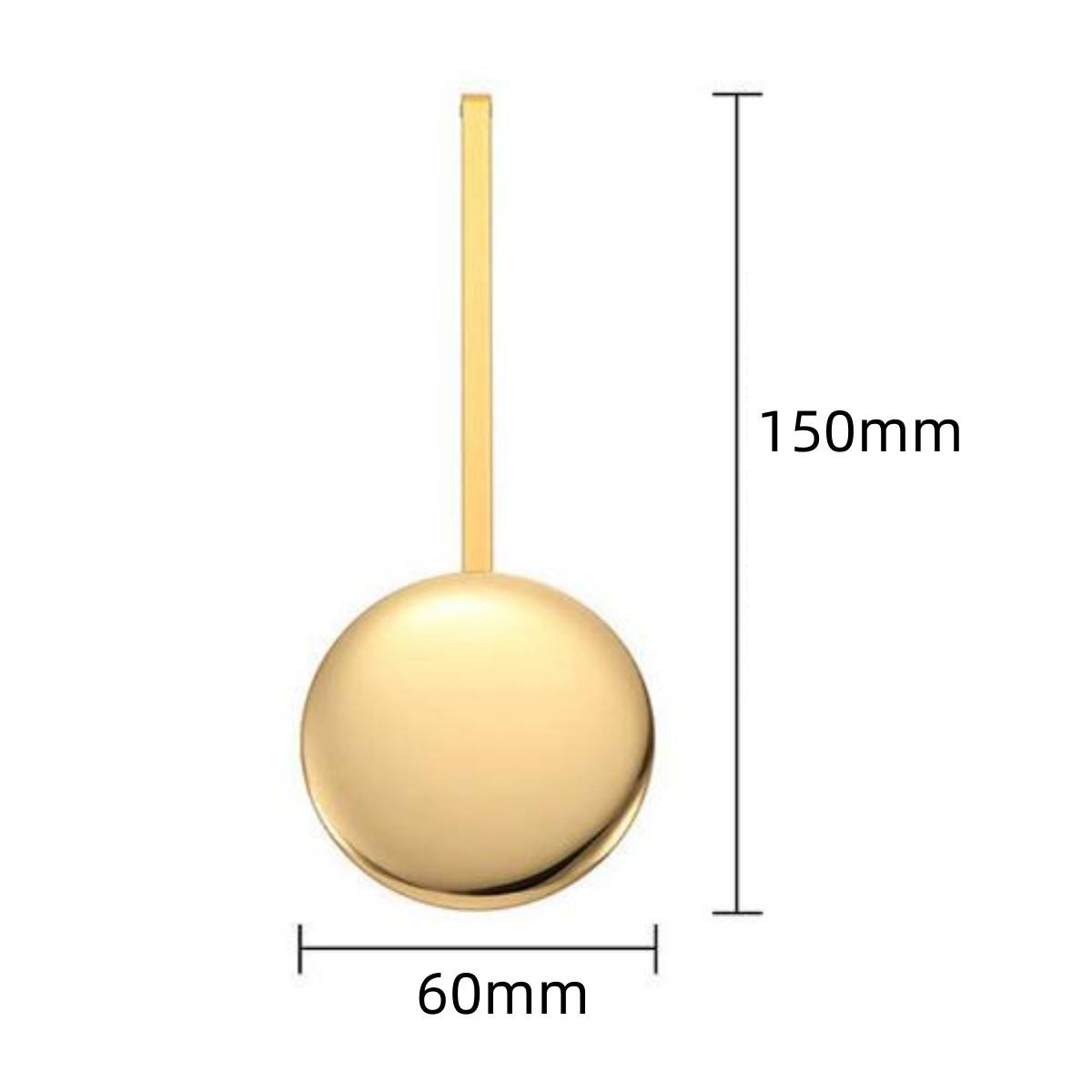 60*150mm gold pendulum bob
