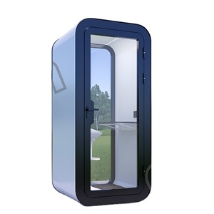 Caja de reuniones acústica con reducción de ruido, para oficina, cobertizo, teléfono privado - Product Image 1