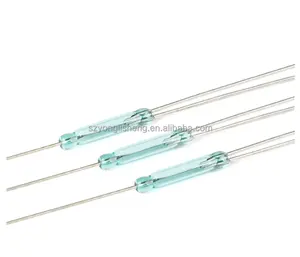 3 Pin Saklar Reed 2,5x14 Mm Sakelar Magnetik Kaca Hijau Reed Switch Konversi NO NC Sepeda Terbuka dan Sepeda Penutup - Product Image 1