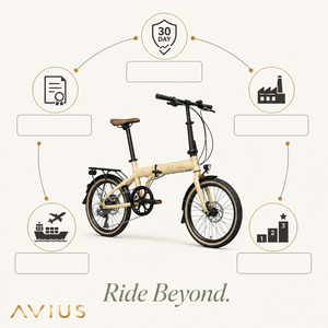 Bicicleta Plegable AVIUS Sand de 20 Pulgadas con Llanta de Aluminio Resistente, 7 Velocidades, Carga de 120 kg, para Entregas y Desplazamientos, con Doble Freno de Disco, Acero de Alto Carbono - Product Image 6