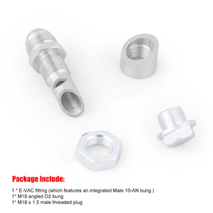 Kit de connecteurs E-VAC en acier inoxydable, connecteurs automobiles, kit de ventilation de cylindre à vide pour échappement de voiture - Product Image 2