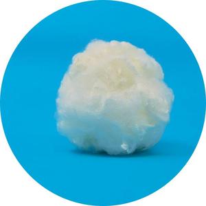 Fibre modacrylique blanche ignifuge 100 % acrylique 2.5D 51 mm à bas prix pour le filage - Product Image 1