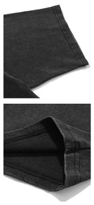 T-Shirt da Uomo con Colletto Piccolo e Maniche Corte Stile Rock <span class=keywords><strong>Band</strong></span>, Nuova Lavata Oversize in Maglia OEM ODM - Product Image 5