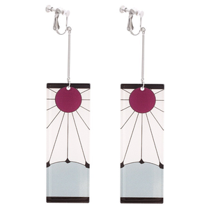 28 Nuevos Diseños de Alta Calidad, <span class=keywords><strong>Pendientes</strong></span> de Gancho y Clip Rectangulares con Diseño de Anime DS <span class=keywords><strong>Tanjiro</strong></span> Nezuko, Regalos de Moda - Product Image 3