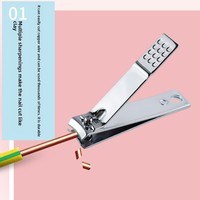 Ensemble de coupe-ongles de voyage miniature pour la maison, 8 pièces, ciseaux à ongles créatifs, outils de manucure, acier inoxydable, acier au carbone, étui