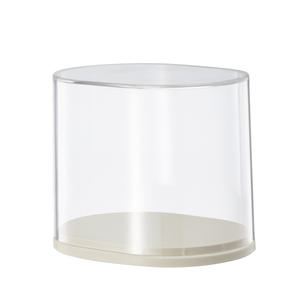 ตู้ตุ๊กตาตั้งโต๊ะกันฝุ่นสำหรับเก็บของเล่นสไตล์ครีมที่ทันสมัย - Product Image 5