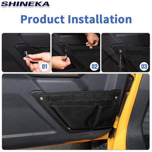 Organizador de Bolsillos para Puerta de Coche, Caja de Almacenamiento para <span class=keywords><strong>Ford</strong></span> <span class=keywords><strong>Bronco</strong></span> 2021+ Accesorios - Product Image 3