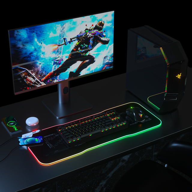 45W Fast Wireless Charger Mouse Pad Mat Gaming Mouse pad for Gaming Table /gaming Lovers