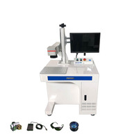 JNKEVO Machine de marquage laser à fibre optique Machine de gravure laser à fibre à vendre pour métal Chine Table 3D rotative 20W 30W 50W