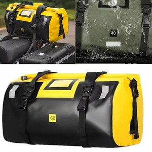 Large Capacity Waterproof Fashion Rear <b>Seat</b> Bag Zipper for Motorcycle Long-Distance Tours Outdoor Off-Road Travel <b>Car</b> Floating - Product Image 3