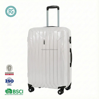 Valise rigide extensible légère et durable de haute qualité en PP, grande capacité, sac de voyage à roulettes moderne