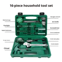 Kit d'outils ménagers multifonctionnels à succès : Meuleuse d'angle manuelle et outils de réparation avec clé hexagonale