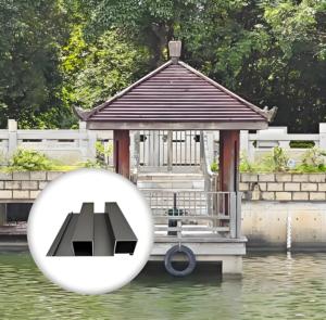 Nhà Máy Giá trên chống cháy nhôm hồ sơ pergola không thấm nước vườn gazebo mái ngói Vòng mô hình bền vật liệu đồng - Product Image 3