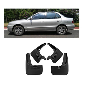 Guardabarros para rueda de coche, guardabarros para <span class=keywords><strong>KIA</strong></span> <span class=keywords><strong>Rio</strong></span> x line 2005 2006 <span class=keywords><strong>2007</strong></span> 2008 2009 2010, accesorios, protección de cubierta de aletas automáticas - Product Image 1