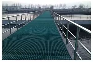Pasarela de rejilla de fibra de vidrio compuesta de malla de rejilla FRP GRP para material de construcción que hace piezas de maquinaria - Product Image 2