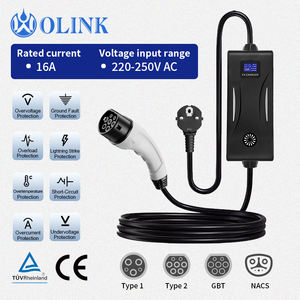<span class=keywords><strong>Chargeur</strong></span> de véhicule électrique portable OLINK AC EVSE 7kW 32A avec contrôle par application, compatible GBT NACS, niveau 2 - Product Image 6