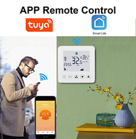 Termostato de aire acondicionado inteligente HY08AC-4, Unidad de bobina de ventilador de 3 velocidades, termostato de CA, válvula de encendido/apagado, control por aplicación Tuya, FCU