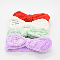 Bandeau de spa pour le visage, motif animal mignon, en tissu éponge écologique, personnalisable avec logo