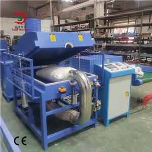 Línea de llenado de algodón y gel de fibra de poliéster totalmente automatizada de fábrica Sojet para la producción de cojines y almohadas