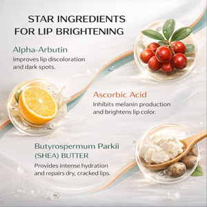 Crema Nutritiva para Labios Oscuros al por Mayor, Hidrata, Reduce las Líneas de los Labios, Bálsamo Suavizante para Labios Oscuros - Product Image 5