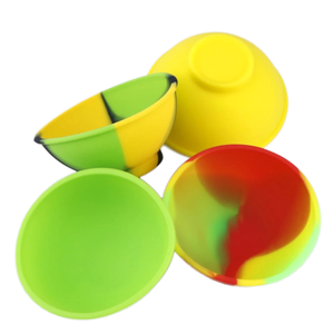 Индивидуальная Экологичная мини-силиконовая чаша для сухой травы 67 мм * 30 мм, современный дизайн с отполированной техникой и тиснением логотипа - Product Image 4