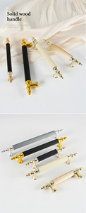Poignées de porte modernes <span class=keywords><strong>Boss</strong></span> Bar, poignées de tiroir, poignées d'armoire, poignées de meubles de cuisine en alliage d'aluminium, poignées de meubles, OR 17cm - Product Image 5