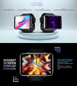 Smartwatch Android DM100 con Ampio Schermo, GPS 4G, Funzioni Sportive, Inserimento Scheda SIM <span class=keywords><strong>e</strong></span> Capacità di Chiamata - Product Image 6
