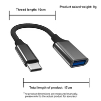 Cable adaptador OTG tipo C a USB3.0, adaptador para teléfono móvil, tableta, ordenador, ratón USB, convertidor Usb
