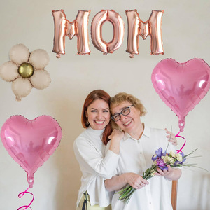 Palloncini da 18 Pollici per la <span class=keywords><strong>Festa</strong></span> <span class=keywords><strong>della</strong></span> <span class=keywords><strong>Mamma</strong></span>, Decorazioni per Feste, Forma Rotonda e a Cuore, Graziosi Accessori per Feste, Regalo per la <span class=keywords><strong>Mamma</strong></span> - Product Image 4