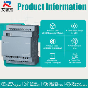 Module d'extension LOGO DM16 24R PLC Controller 6ED1055-1NB10-0BA2 neuf d'origine, DI 8/DO 8 4 MW pour LOGO 8 - Product Image 2
