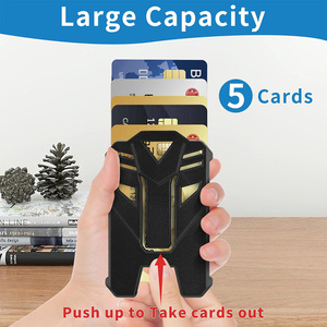 Cross-border black polyester detachable lanyard with vertical card <b>holder</b>, <b>document</b> protection sleeve, neck rope, in stock for - Product Image 3