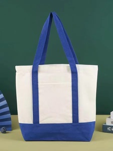 Sacs de shopping en toile personnalisés avec logo, grande capacité, lavables, durables, sacs fourre-tout en coton - Product Image 4