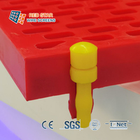 Perno de poliuretano personalizado para criba vibratoria, piezas de distribución de cribas, módulo de instalación, tornillos de expansión tipo fundición Red Star