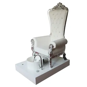 Équipement de Salon de manucure, chaise de pédicure à dossier haut, meuble de reine