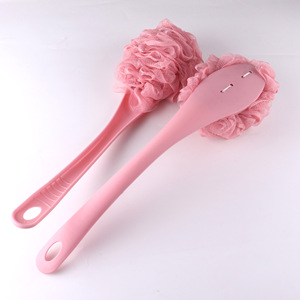 Cepillo de Baño Ovalado de Plástico con Mango Largo, Cepillo para Espalda, Herramienta Mágica de Baño para Niños - Product Image 6